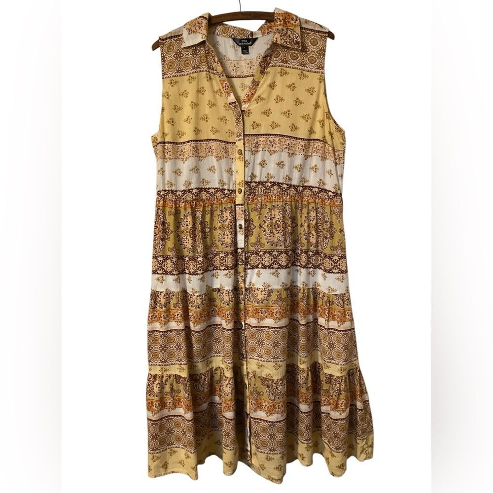 Mlle Gabrielle Dress Size L Cottagecore Prairie Retro